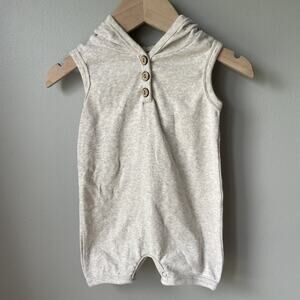 Little One Shop Cream 3-6 Month Baby Romper Gender‎ Neutral EUC